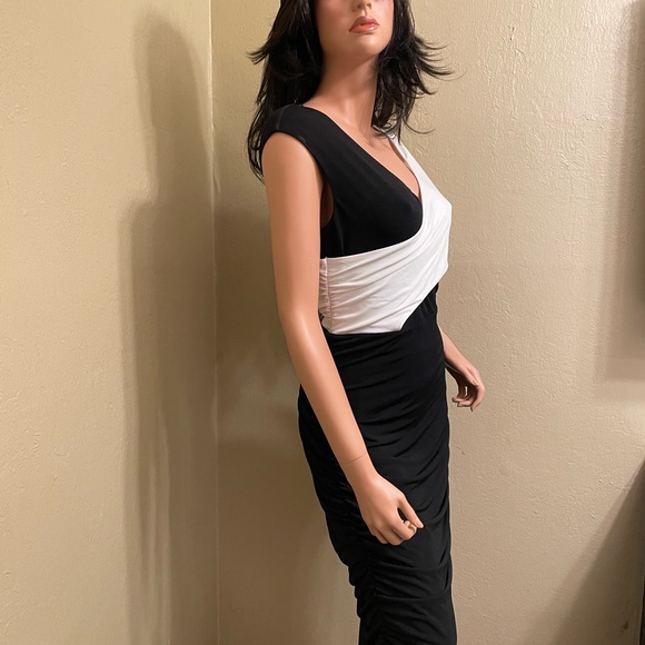 RACHEL Rachel Roy midi color block dress. Gently warn. Size X-Large - Picture 3 of 7